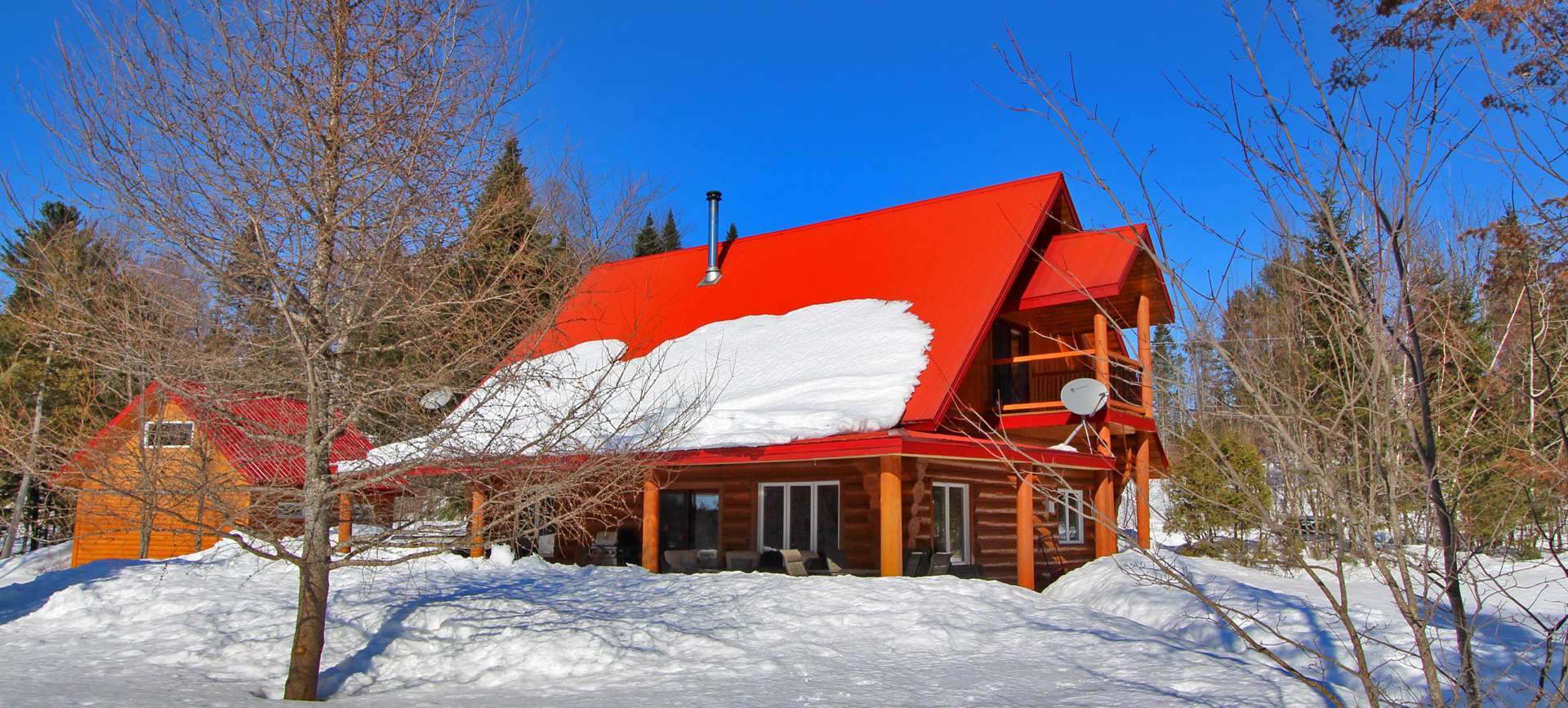 D couvrez le chalet Le Chasseur Au Chalet en Bois Rond